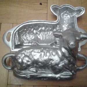 Aluminum cookie mold for cooking CAKE and making big cake Easter Lamb Gift for EASTER, metal cookie cutter zdjęcie 7