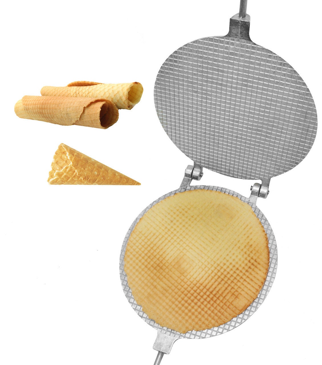 engraved pizzelle iron