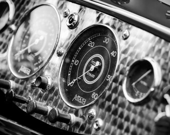Cockpit | black and white photograph, fine art, wall art print, wall decor, vintage airplane photo, aviation, gift for him