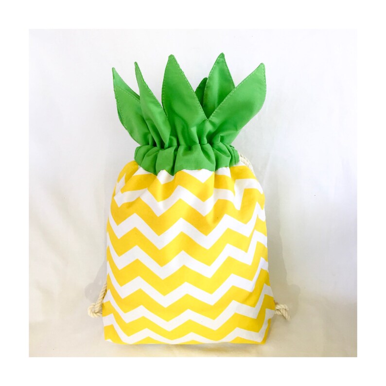 Drawstring Pineapple Shaped Backpack