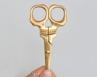 Skull Scissors for Embroidery & Crafts