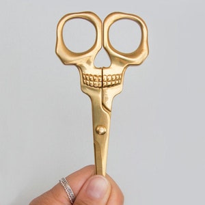 Skull Scissors for Embroidery & Crafts image 1