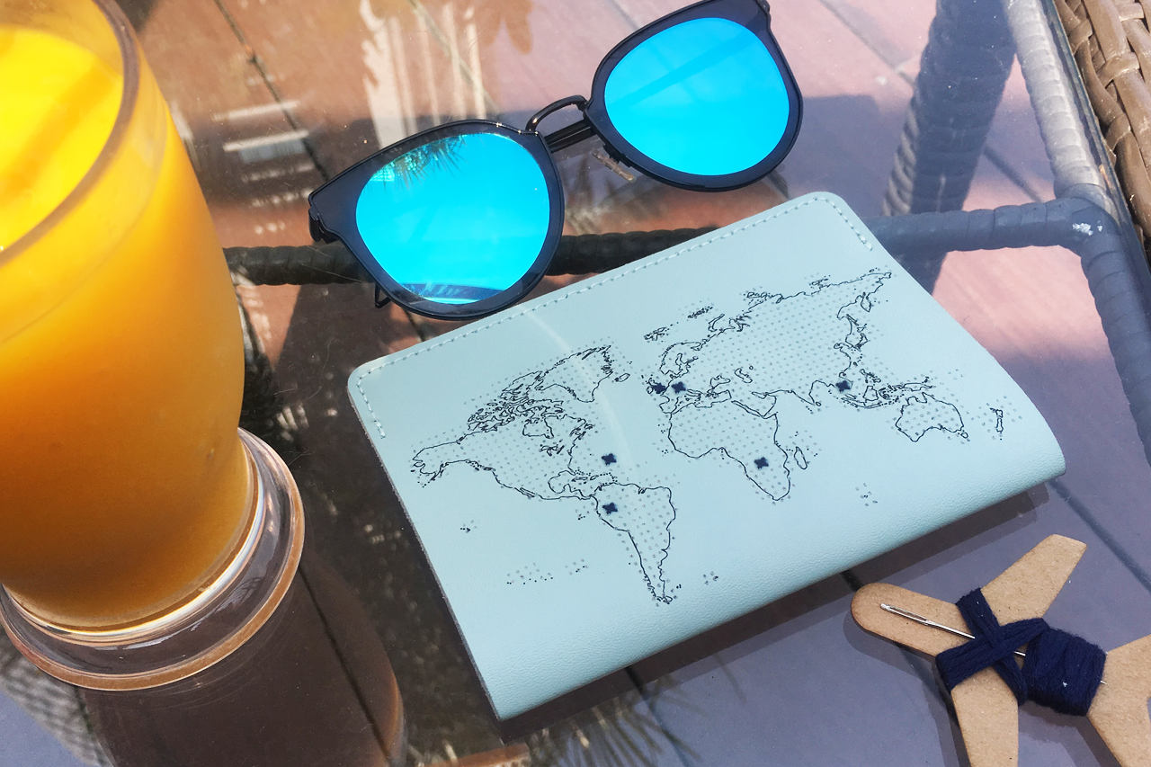 Stitch Where You've Been Travel Passport Cover Mint Etsy Australia