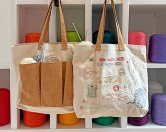 Kit de bolso bordado DIY: organiza tus herramientas de costura y manualidades y cóselo tú mismo