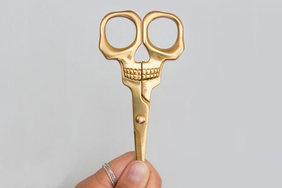 Skull Scissors for Embroidery & Crafts - Etsy 日本