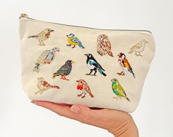 Stitch Your Birds Zip Pouch - Embroidery Kit