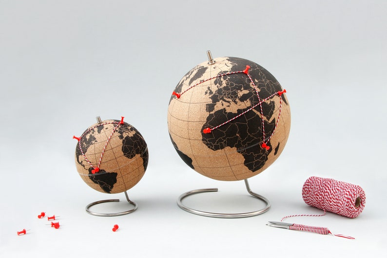 Pin Your Travels Cork Globe image 7