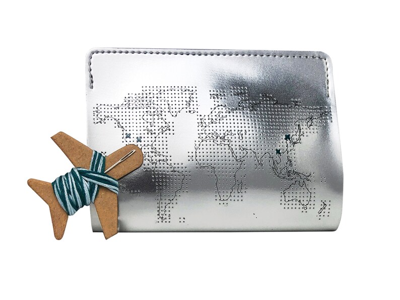 Stitch Where You've Been Travel Passport Cover Metallic Etsy