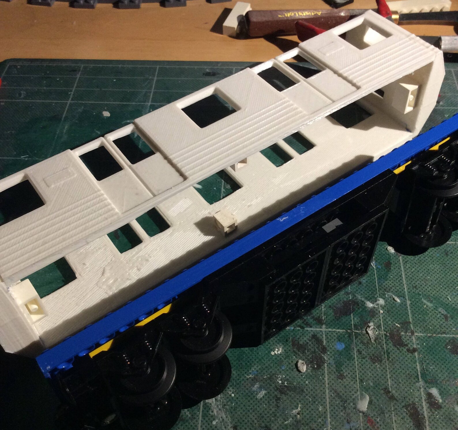 Unfinished Subway Shell for 28 Stud Lego Train Base | Etsy