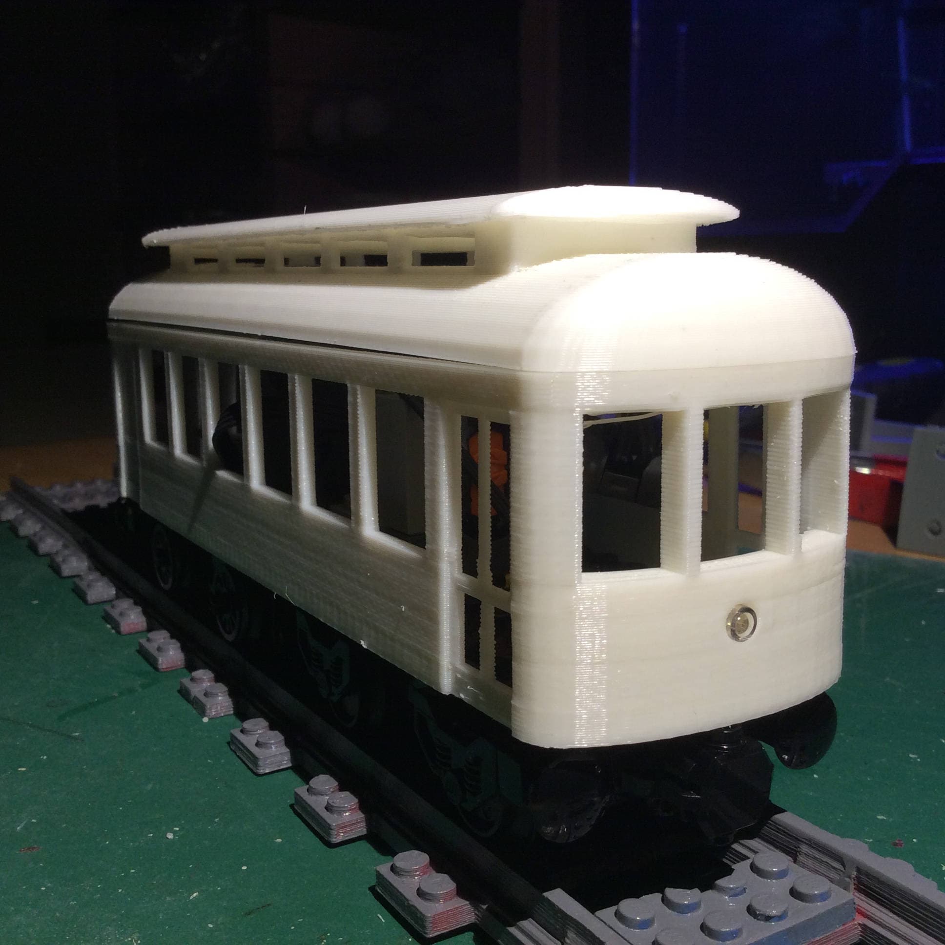 TROLLEY for 24 Lego Bases unfinished -