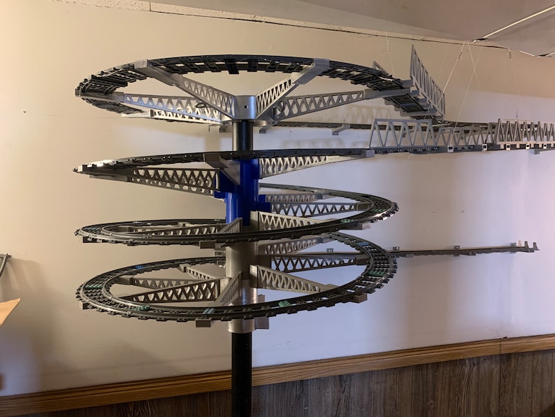 Helix/spiral Bracket System for LEGO Train Track Etsy