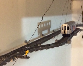 Suspended lego train sale