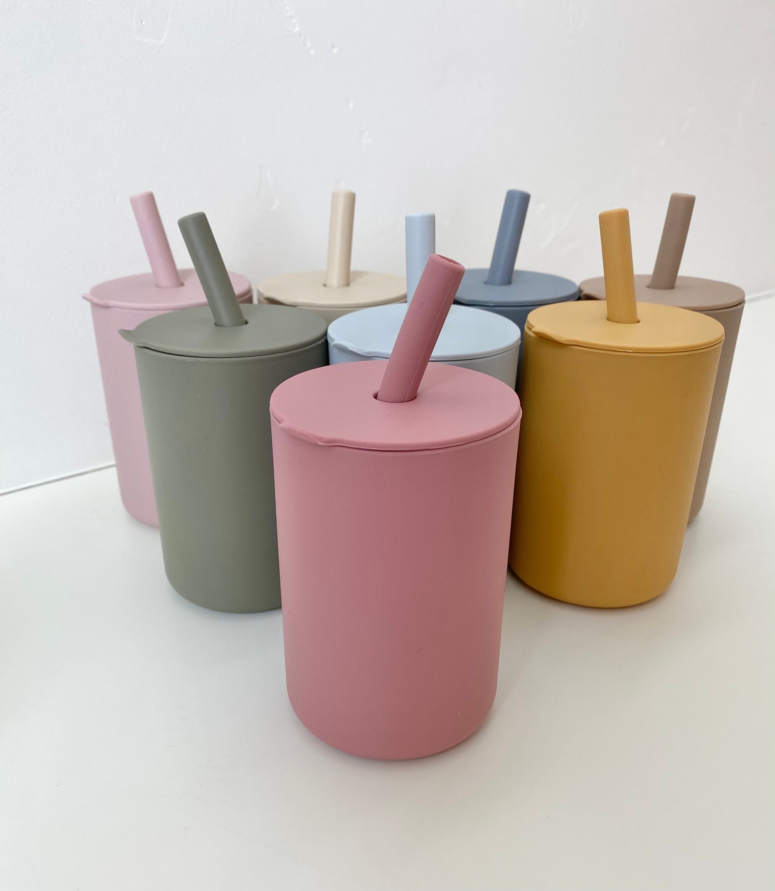 Toddler Straw Cup Silicone Sippy Cup Silicone Toddler Etsy