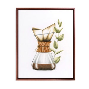 Coffee Art Print, Coffee Plant Art Print, Coffee Art, Coffee Bean Art, Plant Art Print, Coffee Bean, Coffee Plant, Coffee, Plant, Art Print image 2