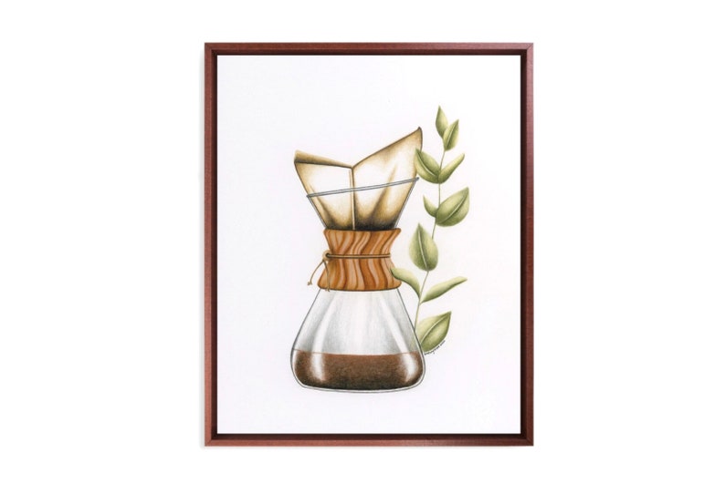 Coffee Art Print, Coffee Plant Art Print, Coffee Art, Coffee Bean Art, Plant Art Print, Coffee Bean, Coffee Plant, Coffee, Plant, Art Print image 2