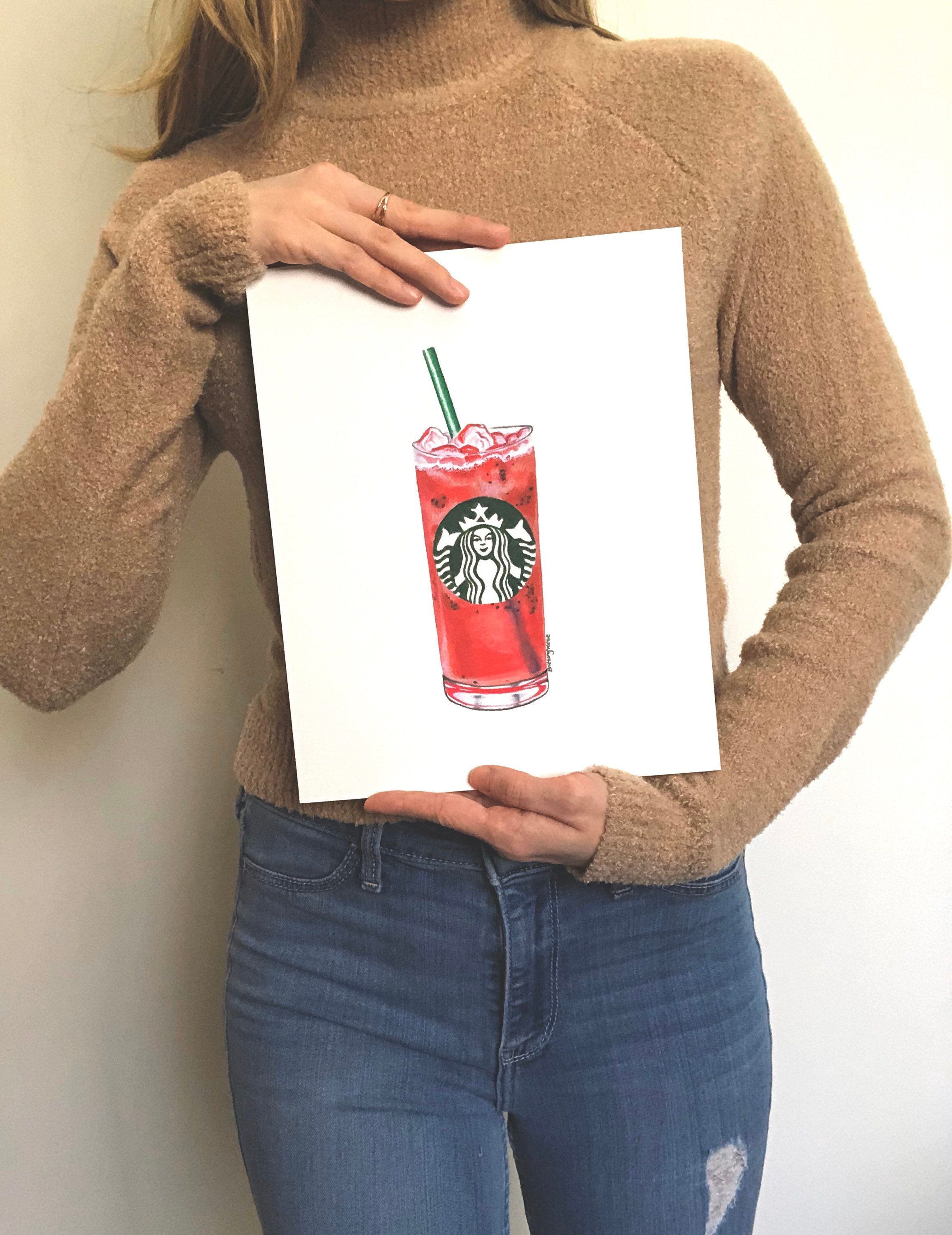 Starbucks Wall Art Decor Starbucks Wall Decor Starbucks Etsy