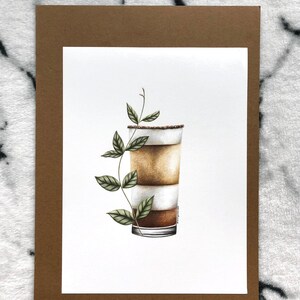 Coffee Art Print, Plant Art Print, Coffee and Plants Art, Latte Art Print, Coffee Art, Plant Art, Latte Art, Coffee And Plants, Art Print