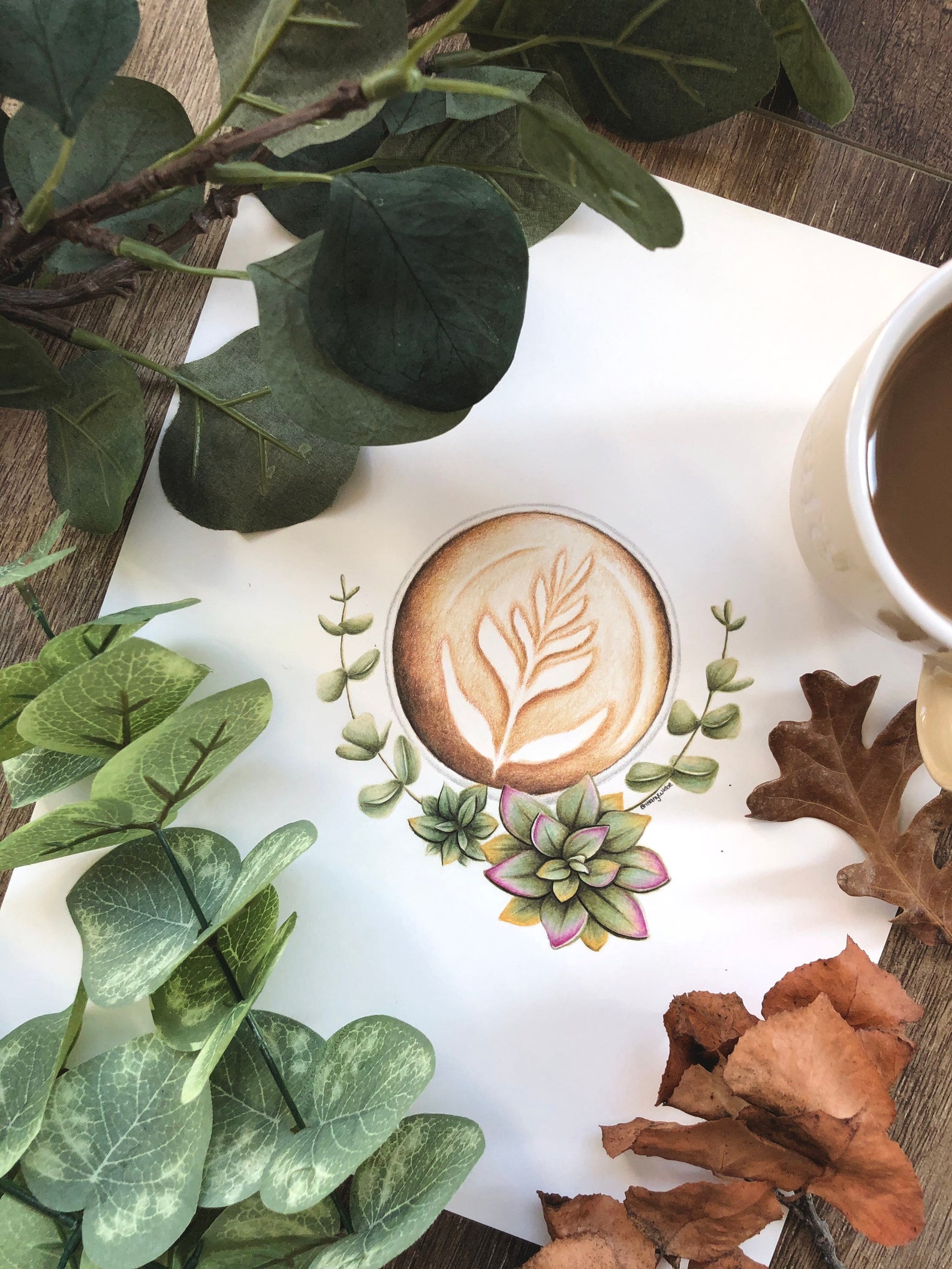 Coffee Plant Art Print Coffee Art Print Plant Art Print Etsy Canada