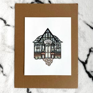 Plant Art Print, Greenhouse Art, Greenhouse Wall Art Print, Plant Art, Plant Lover Gift, House Plant Lover, Greenhouse, Plants, Art Print