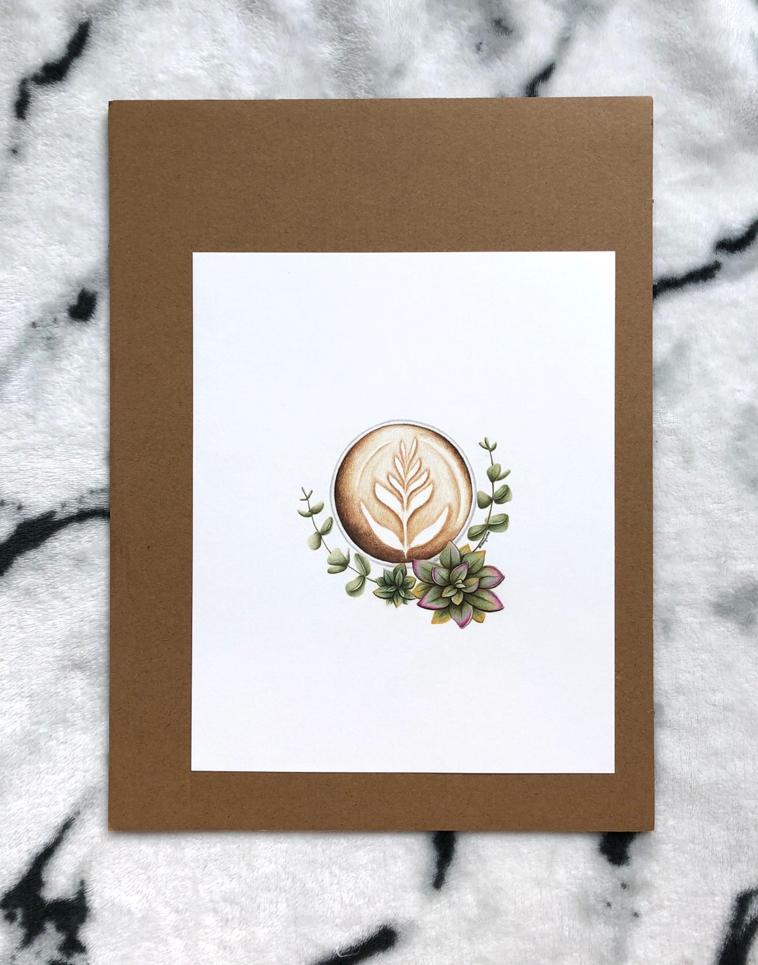 Coffee Plant Art Print, Coffee Art Print, Plant Art Print, Coffee Print