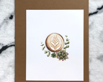 Coffee Plant Art Print, Coffee Art Print, Plant Art Print, Coffee Print, Plant Print, Coffee and Plants Art, Coffee Art, Plant Art, Coffee