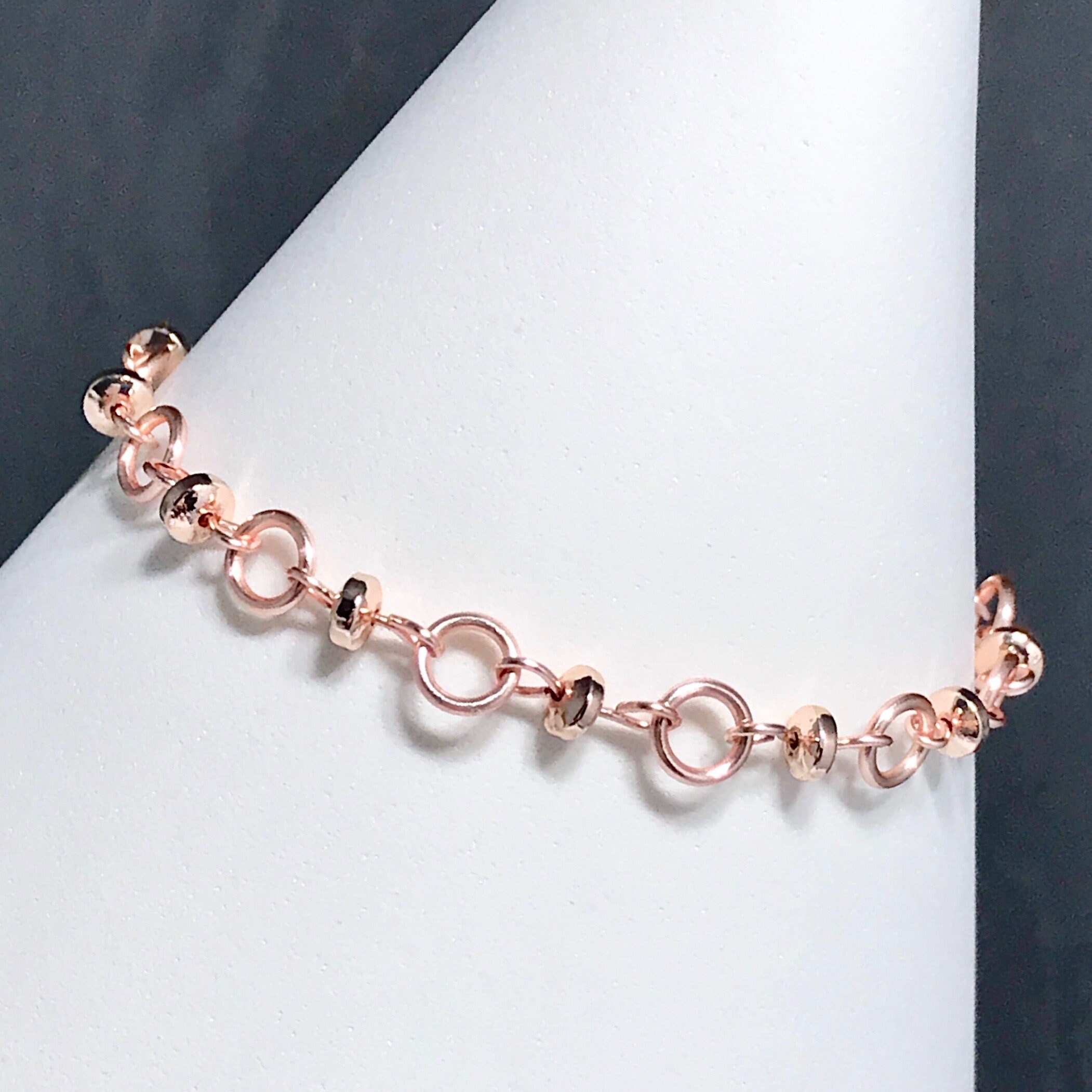 Rose Gold Chainmail Bracelet
