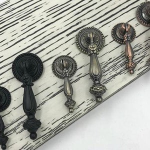 Cabinet Knobs Pulls Drop Pulls Knobs Dresser Knobs Handles Drawer Knobs Pull Handles Rustic Vintage Pulls Knob Furniture Hardware Handles