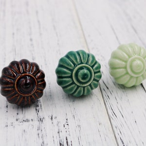 Ceramic Knobs Handles Kitchen Cabinet Knobs Pulls Door Pull Knob Dresser Drawer Pulls Knobs Handles Drawer Knobs Porcelain Hardware Handles