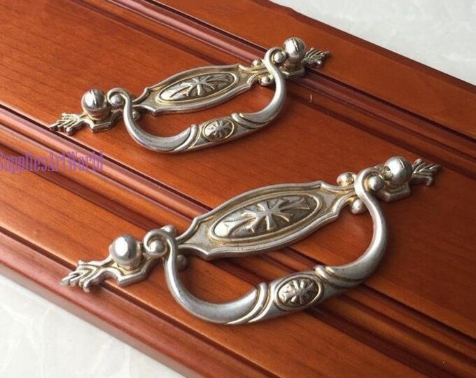 Vintage Dresser Pulls Handles Drawer Pulls Handles Knobs Drop Etsy