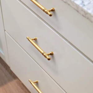 Modern Handles Pulls knobs Cabinet Knobs Pulls Drawer Pull Handle Wardrobe Dresser Knobs Handles golden Hardware handle Bathroom door handle image 7