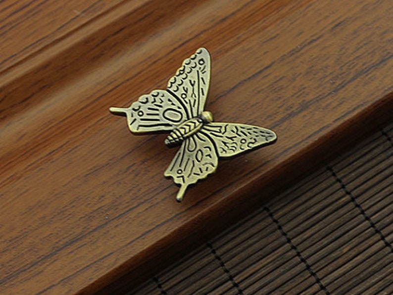 Butterfly Knobs Unique Drawer Knobs Handles Dresser Knobs Etsy
