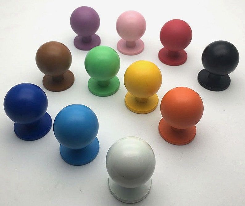 Colorful Dresser Knobs Handles Drawer Pulls Knobs Handles Kitchen Cabinet Door Knobs Pulls Handles Decorative Knobs Pulls Orange Yellow Red image 1