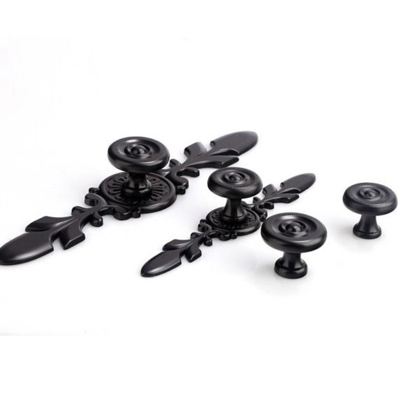 Black Dresser Knobs Handles Drawer Knobs Pulls Handles Etsy