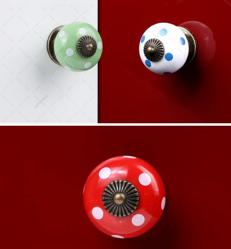 Colorful Knobs Kids Childrens Drawer Knobs Kitchen Etsy