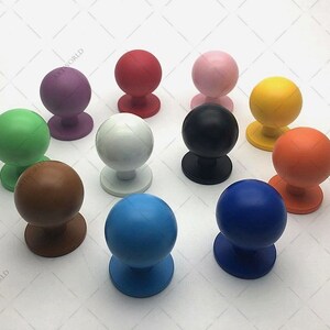 Colorful Dresser Knobs Handles Drawer Pulls Knobs Handles Kitchen Cabinet Door Knobs Pulls Handles Decorative Knobs Pulls Orange Yellow Red image 2