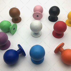 Colorful Dresser Knobs Handles Drawer Pulls Knobs Handles Kitchen Cabinet Door Knobs Pulls Handles Decorative Knobs Pulls Orange Yellow Red image 7