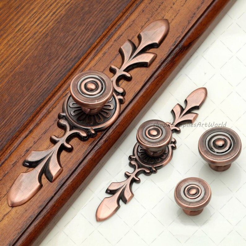 Vintage Style Dresser Knobs Pulls Drawer Pulls Handles Knobs Etsy