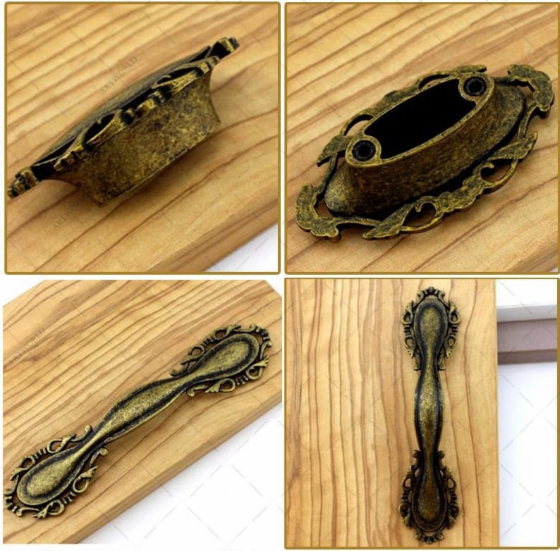 2.5 3.75 Vintage Drawer Pulls Handles Knobs Dresser Knobs Pulls Cabinet Pulls Handles Knob Antique Bronze Rustic Furniture Hardware Handle