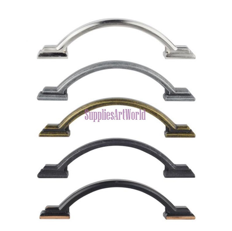 3 Vintage Style Drawer Knobs Pulls Handles Dresser Pulls Etsy