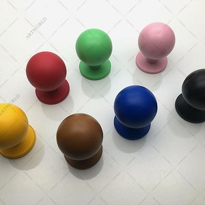 Colorful Dresser Knobs Handles Drawer Pulls Knobs Handles Kitchen Cabinet Door Knobs Pulls Handles Decorative Knobs Pulls Orange Yellow Red image 8