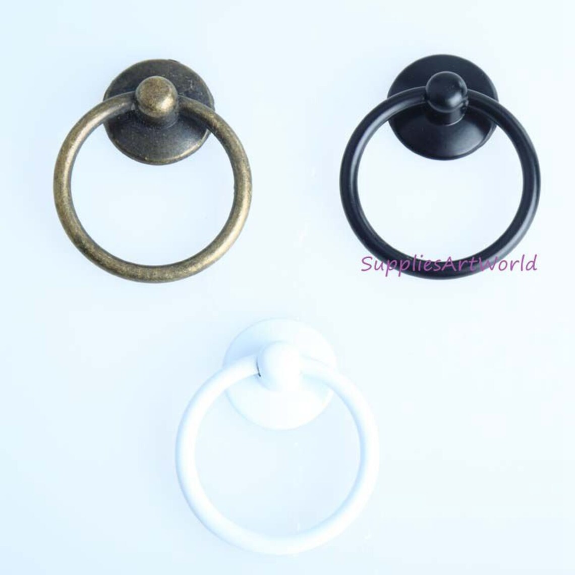 Drop Rings Knobs Pulls Drawer Pulls Handles Knobs Dresser Etsy