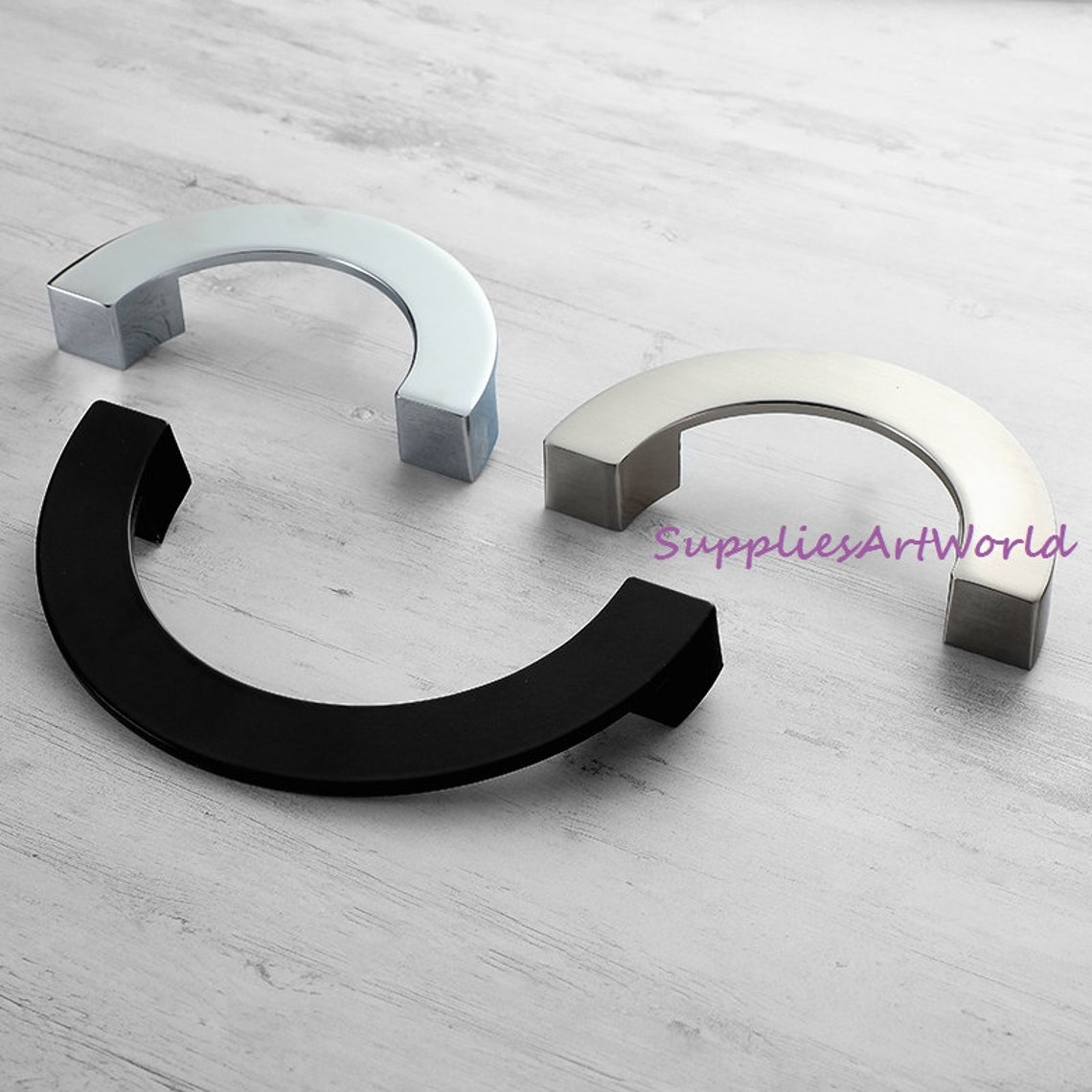 3.75 5 Halbkreis Kommode Pulls Griffe | Etsy