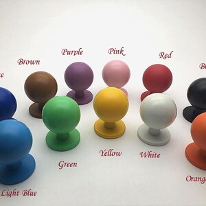 Colorful Dresser Knobs Handles Drawer Pulls Knobs Handles Kitchen Cabinet Door Knobs Pulls Handles Decorative Knobs Pulls Orange Yellow Red image 3