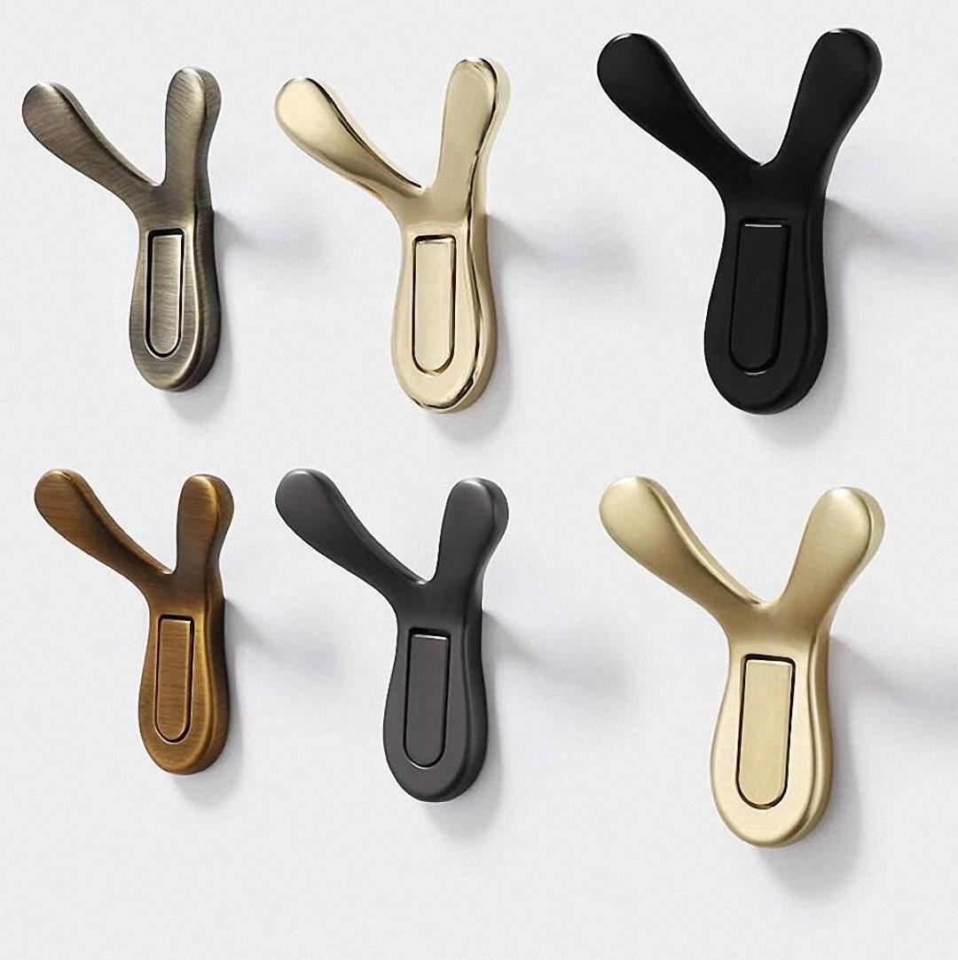 Brushed Gold Wardrobe Coat Hooks Wall Hooks Coat Hooks Hanger Living ...