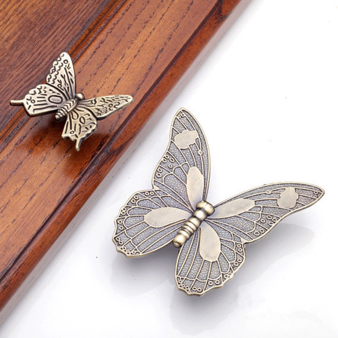 Butterfly Knobs Unique Drawer Knobs Handles Dresser Knobs Etsy