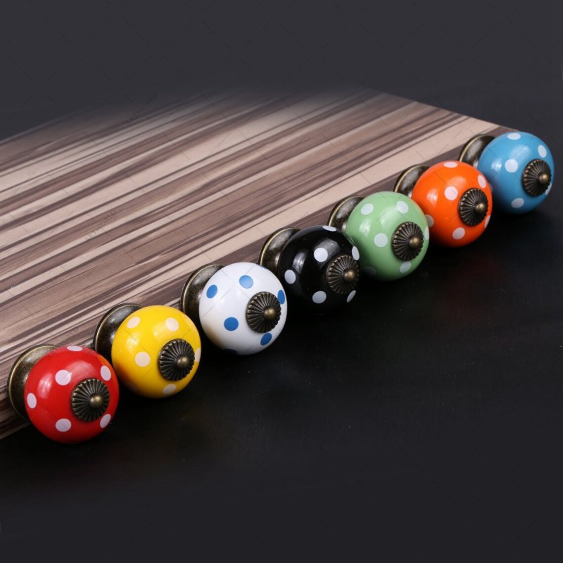 Colorful Knobs Kids Childrens Drawer Knobs Kitchen Etsy