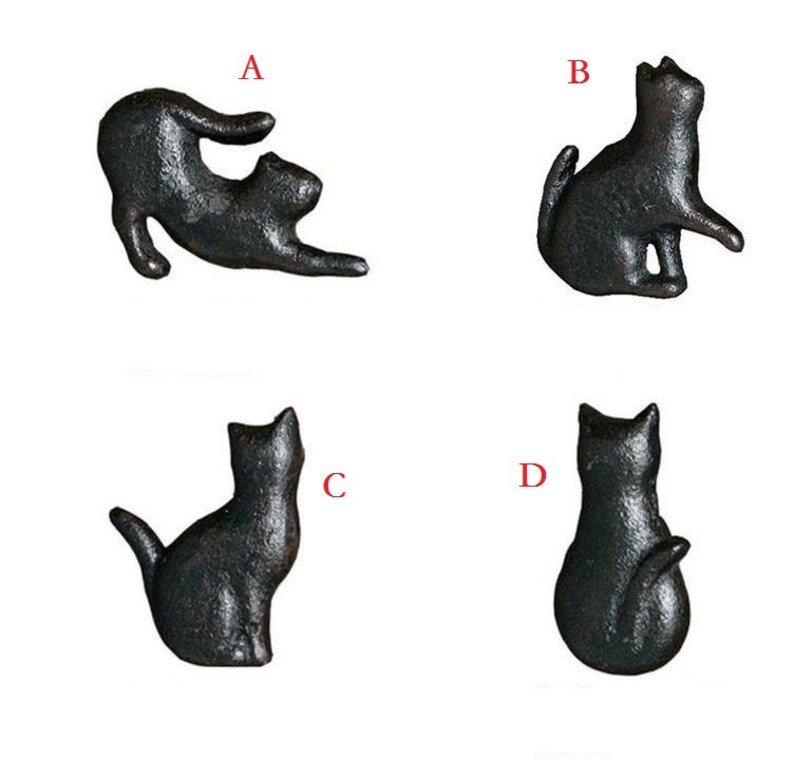 Cat Drawer Pulls Knobs Knobs Pulls Dresser Knobs Cast Etsy