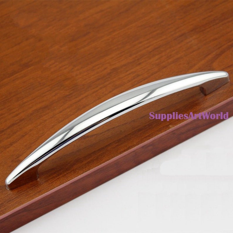 3.75 5 6.3 Cupboard Handles Pulls Bright Chrome Dresser Pull Handles Drawer Knobs Pulls Handles Cabinet Knob Handle Modern Knobs Pulls