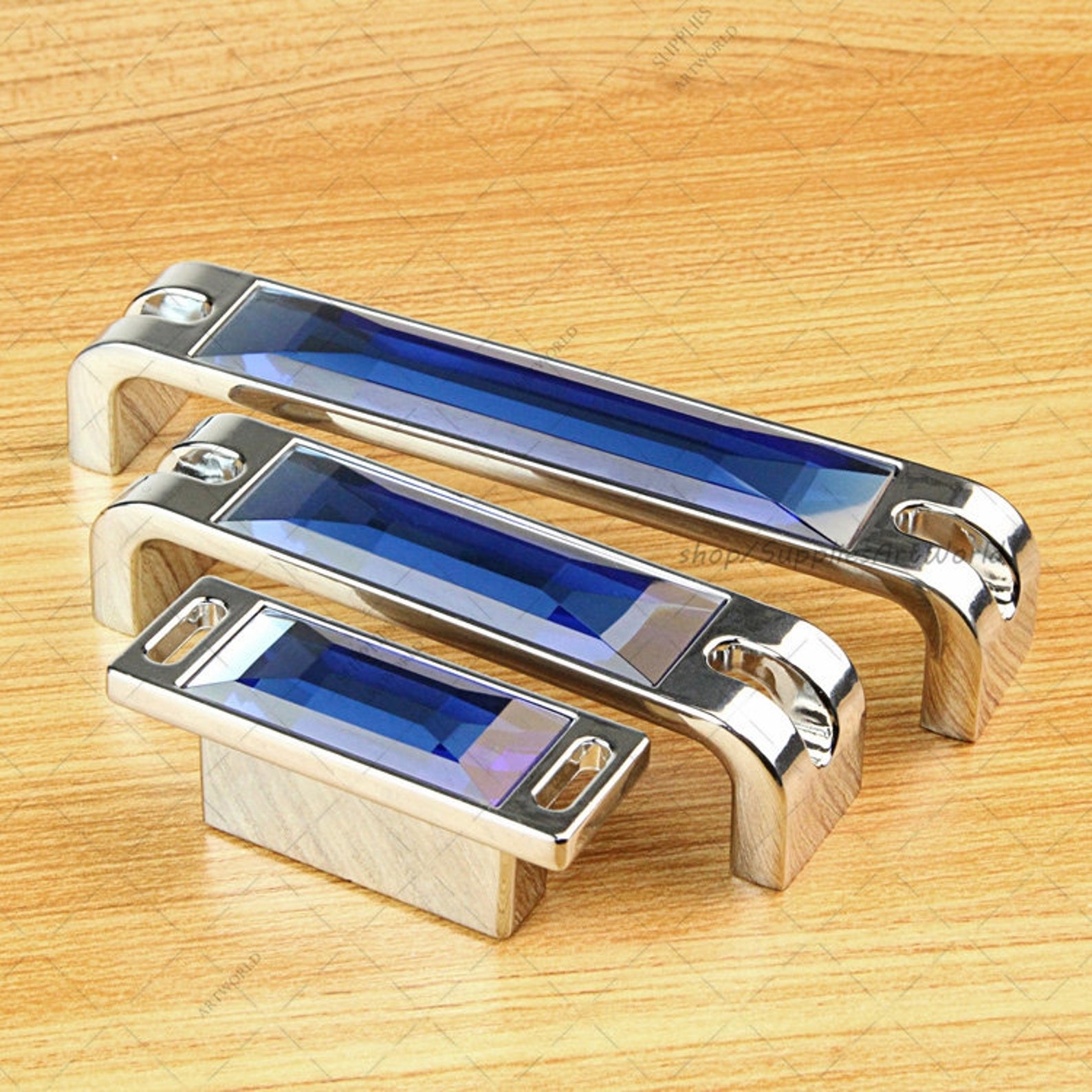 1.253.75 5 Crystal Drawer Pulls Handles Etsy