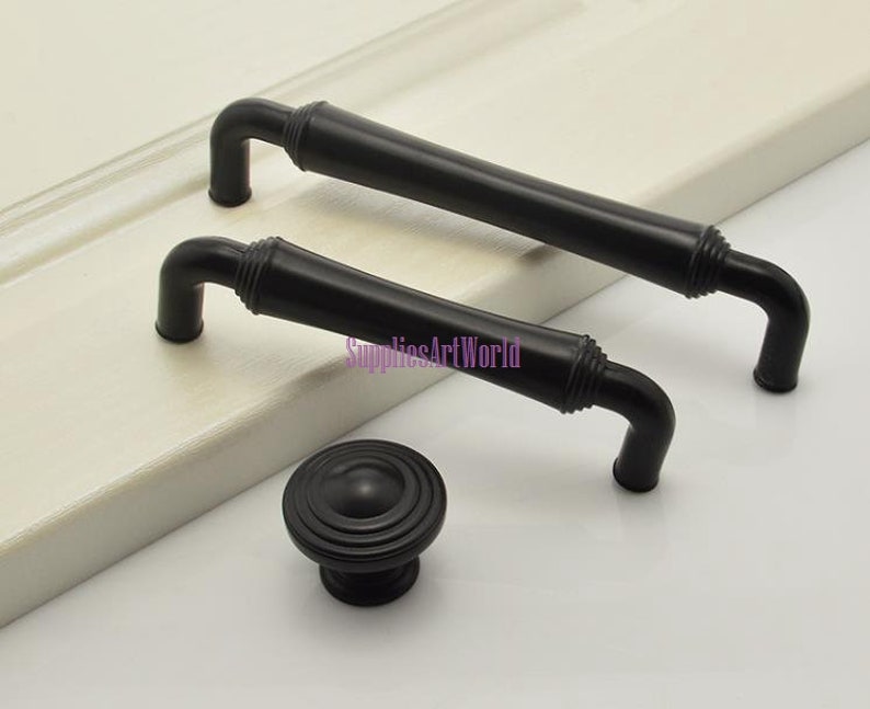 Cabinet Knobs Pulls Handles Drawer Knobs Pulls Handles Black Metal Dresser Pulls Handles Knobs Rustic Hardware Handles Pulls 3.75 5 6.3